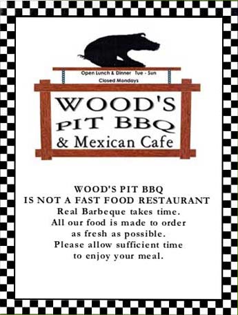 Wood's Pit Barbeque & Mexican Cafe